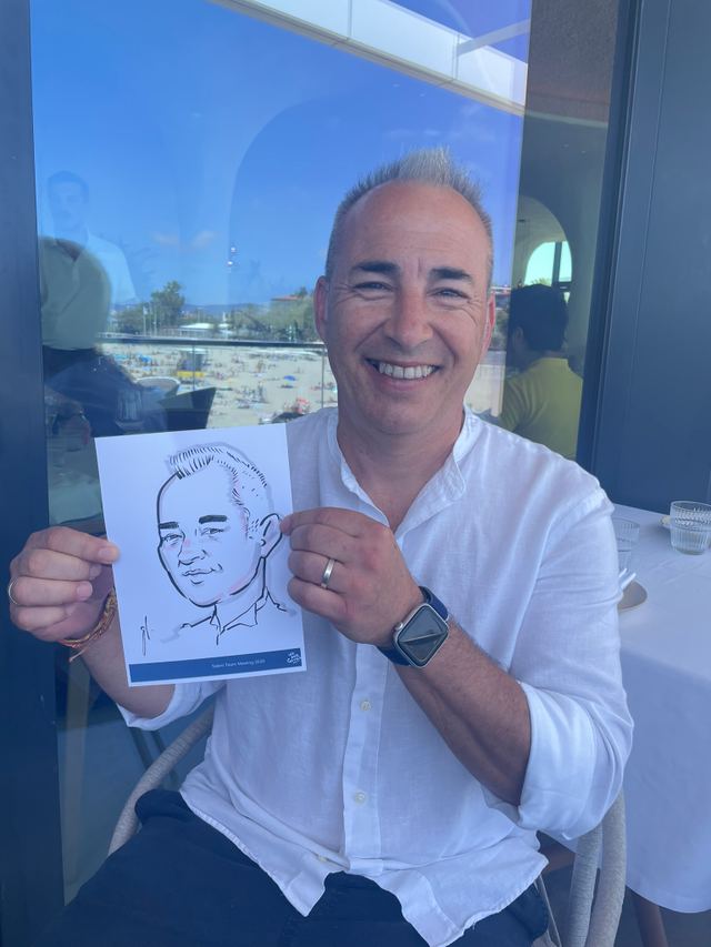 Caricaturas y Team Building: Un Recuerdo para Grifols en Barcelona