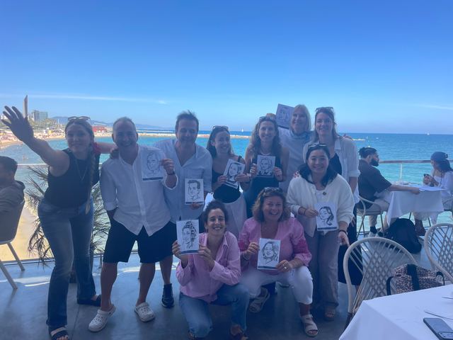 Caricaturas y Team Building: Un Recuerdo para Grifols en Barcelona