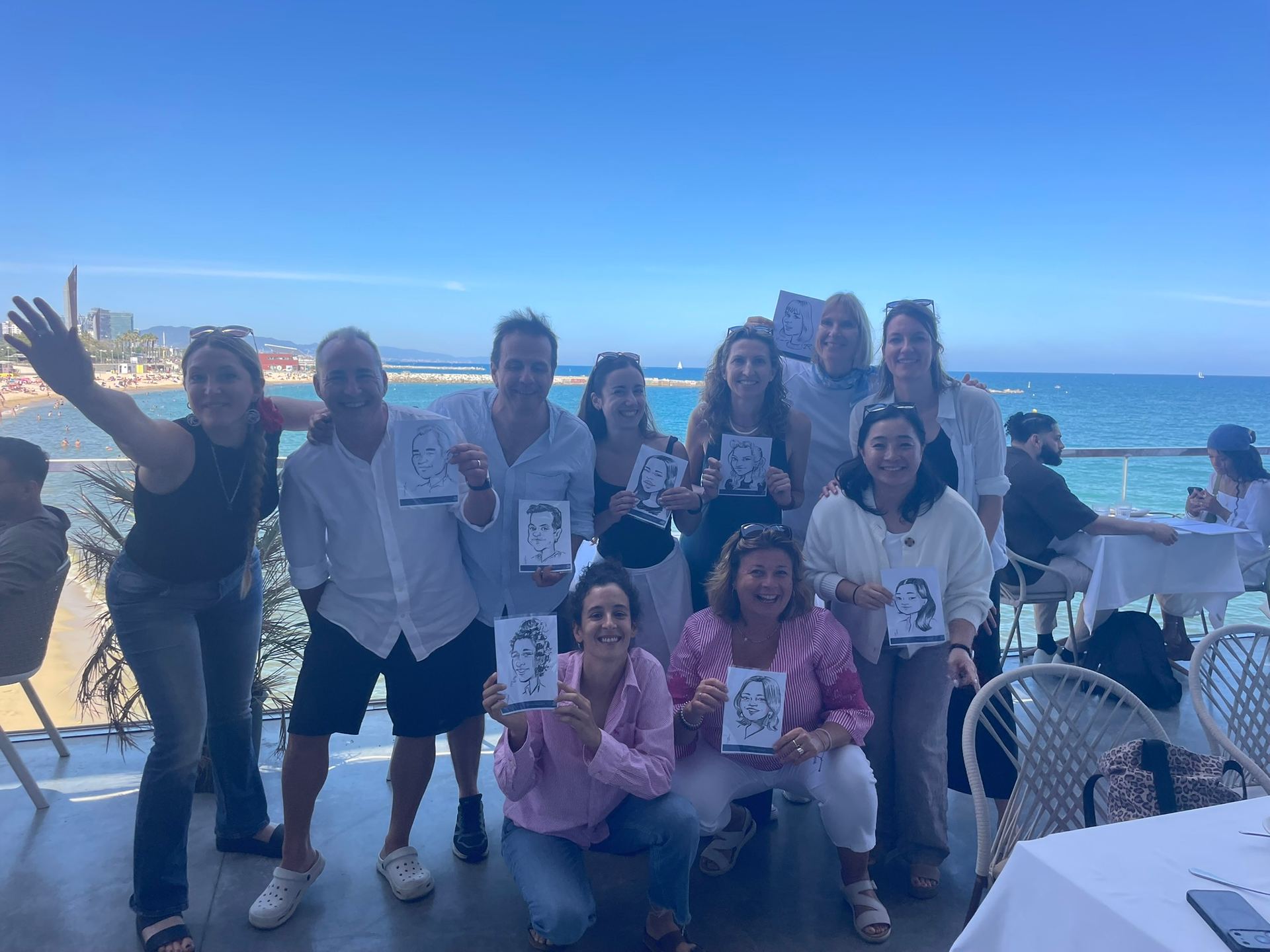Caricaturas y Team Building: Un Recuerdo para Grifols en Barcelona