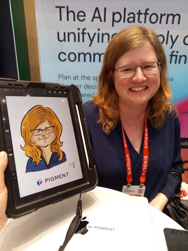 Caricatura Digital en Gartner Symposium