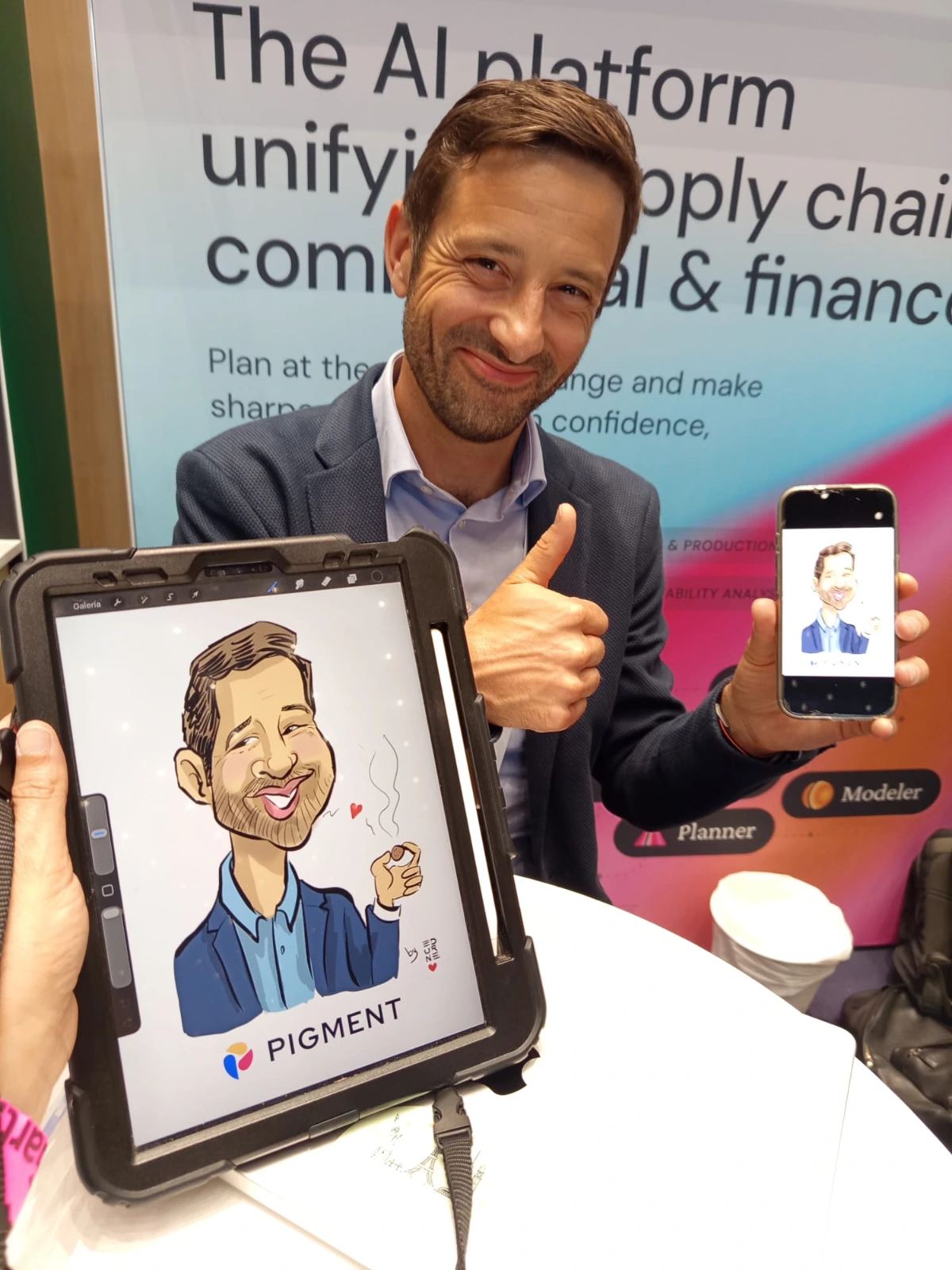 Caricatura Digital en Gartner Symposium