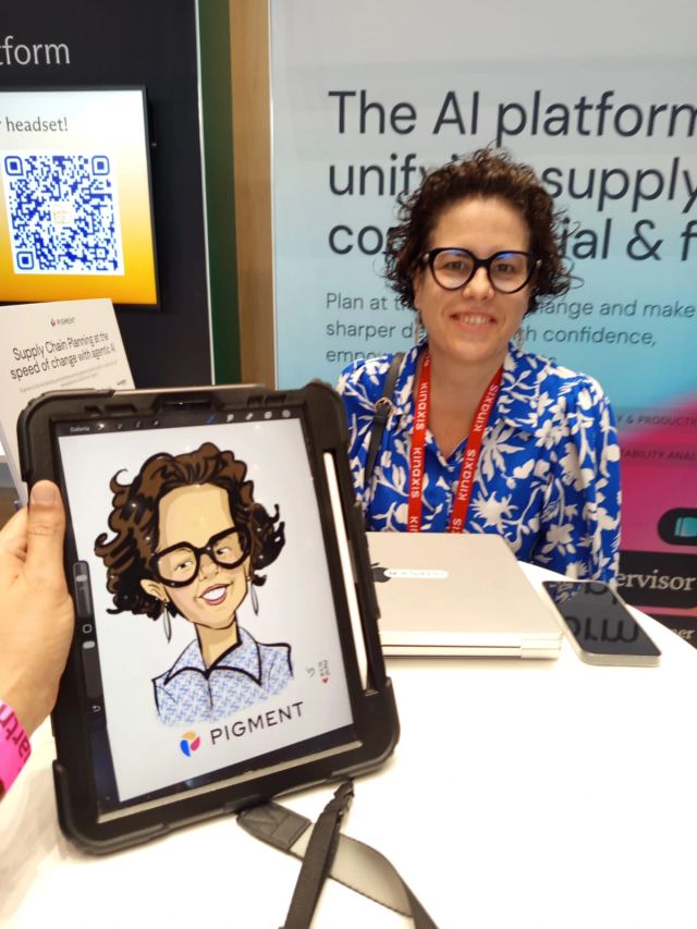 Caricatura Digital en Gartner Symposium