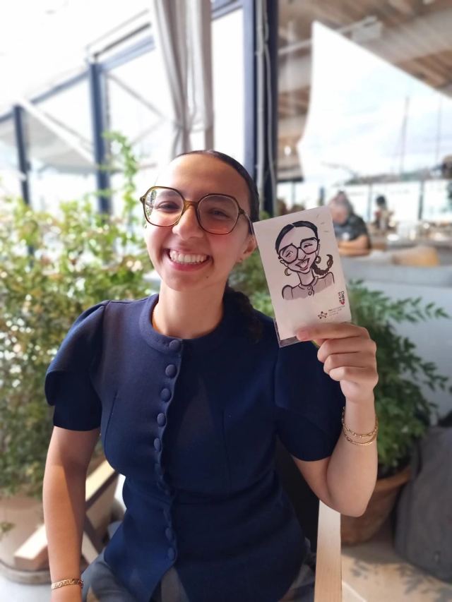 Siluetas y caricatura digital para eventos de marca